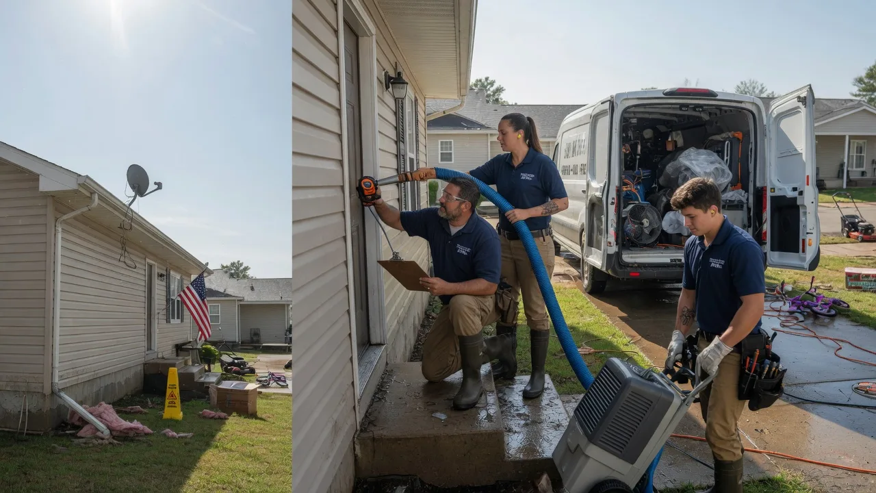 Ceiling Water Damage Restoration in Julian, PA near me